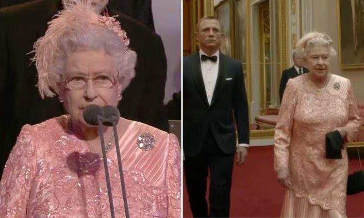 EXCLUSIVO: Radar revela por que um vestido usado pela rainha Elizabeth está deixando os fãs reais em lágrimas depois de finalmente ser exibido