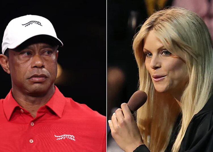 Ex de Tiger Woods expressa 'preocupação' com acidente de capotamento