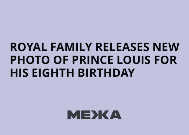 Família real divulga nova foto do Príncipe Louis em seu oitavo aniversário | Notícias da Ucrânia