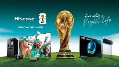 Hisense inicia contagem regressiva para a Copa do Mundo FIFA 2026™, apresentando entretenimento doméstico de última geração e vida inteligente | Corporativo