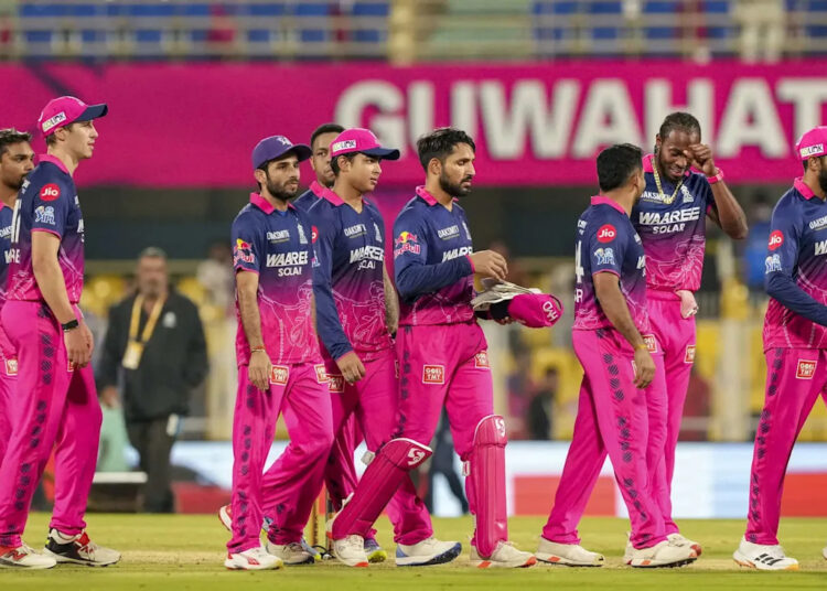 História indesejada do script Rajasthan Royals! O colapso da ordem superior reescreve os livros de registros do IPL