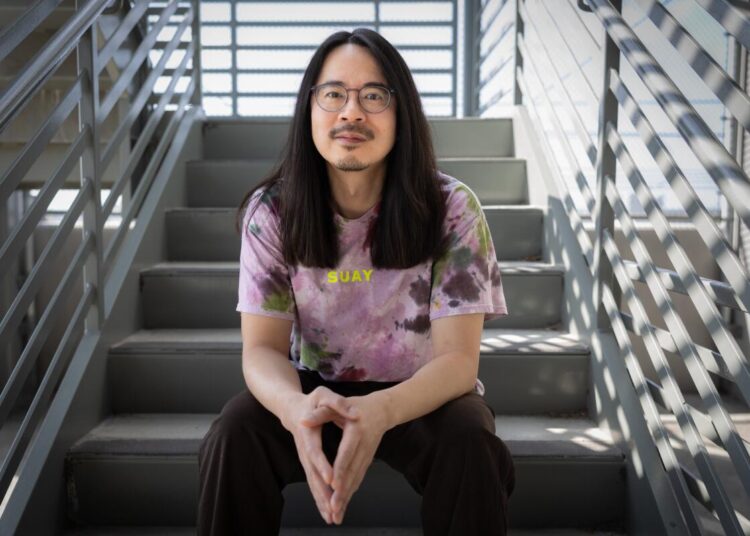 How Sheng Wang finds ‘Purple’ comedy in a stuck drawer and a toothbrush choice