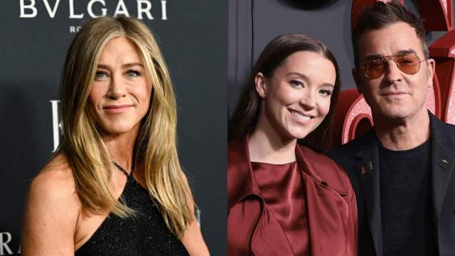 Jennifer Aniston reage ao ex-Justin Theroux dando as boas-vindas ao primeiro bebê
