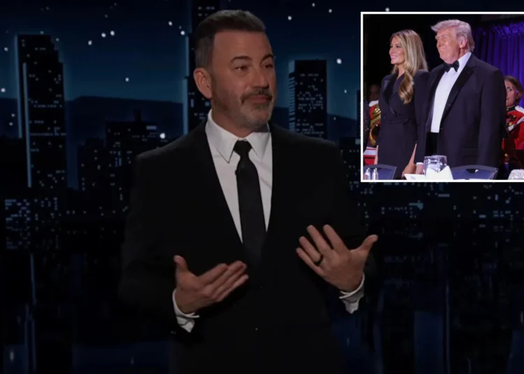 Jimmy Kimmel repete piada ‘odiosa’ sobre Melania Trump na tentativa de se defender