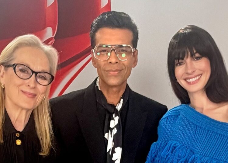 Karan Johar encontra Meryl Streep Anne Hathaway em Tóquio compartilha nota de confissão