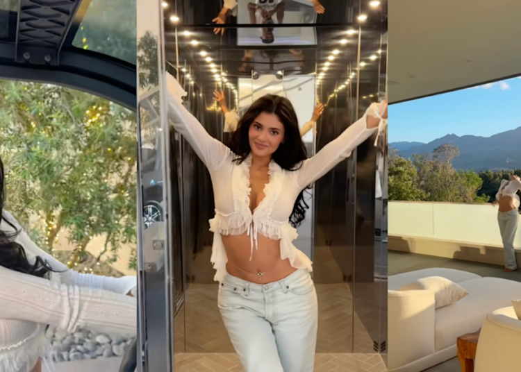 Kylie Jenner faz um tour pela mansão de cair o queixo em Palm Springs