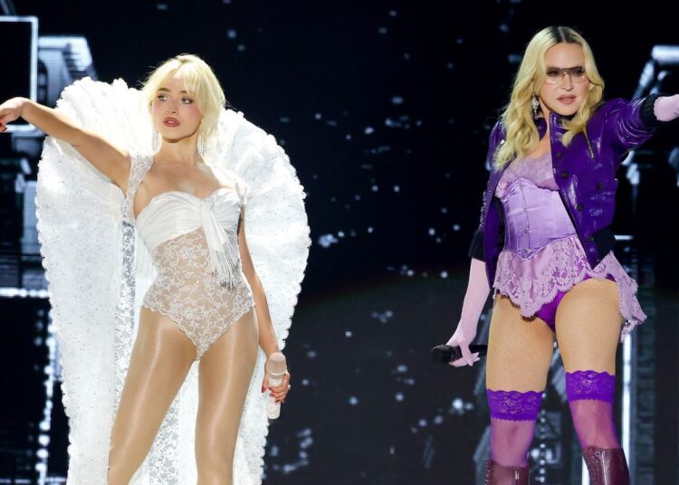 Madonna e Sabrina Carpenter revelam nova música “Bring Your Love”
