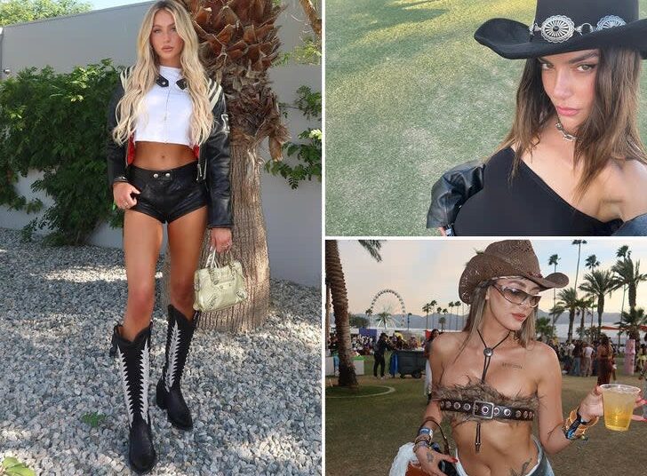 Moda Cowboy no Coachella… Toda a raiva, Yeehaw!