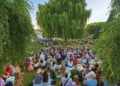 Música de verão no jardim