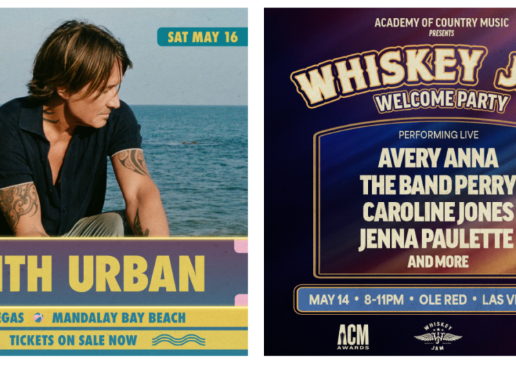 NOVOS PERFORMANCES E EVENTOS ADICIONAIS ADICIONADOS À LINHA DE EVENTOS DA 61ª ACM AWARDS WEEK EM LAS VEGAS