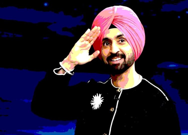Ninguém usa melhor seu minuto sattar no cenário global do que Diljit Dosanjh