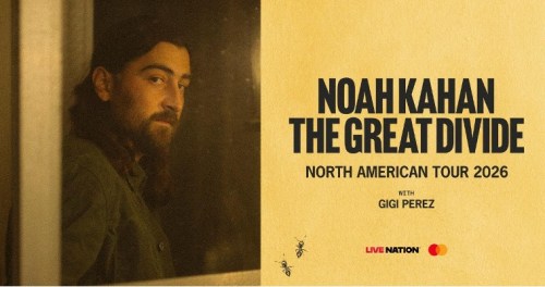 Noah Kahan anuncia turnê norte-americana com Gigi Perez + lança videoclipe surpresa de “The Great Divide”
