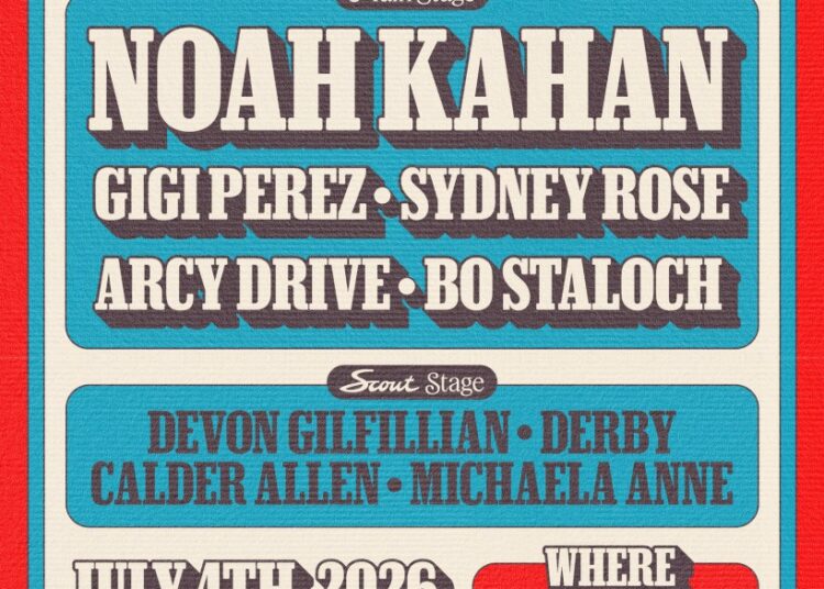 Noah Kahan será a atração principal do novo festival da Rolling Stone nos Estados Unidos