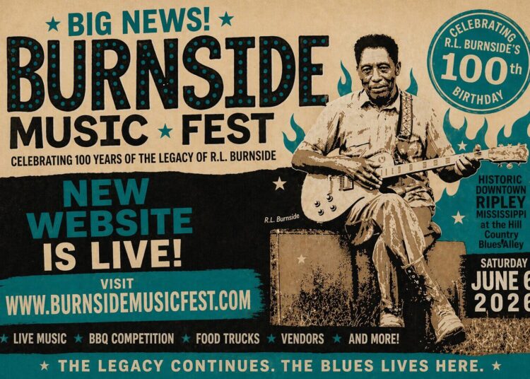 Novo site é lançado para o Burnside Music Fest antes do evento de 2026 em Ripley