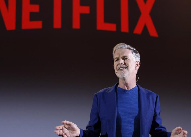 O cofundador da Netflix, Reed Hastings, deixará a empresa, marcando o fim de uma era