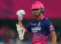 O meio século de Jaiswal rendeu ao Rajastão uma vitória de 27 corridas sobre Mumbai em um jogo IPL encurtado pela chuva