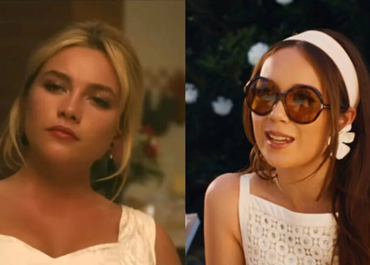O novo videoclipe de Laufey está repleto de participações especiais de celebridades, mas preciso falar sobre como ele é semelhante a um ótimo filme de Florence Pugh