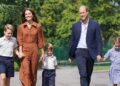 O príncipe William e a princesa Kate lançaram um novo retrato de aniversário do príncipe Louis
