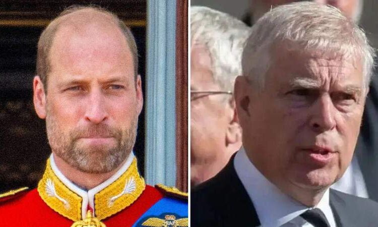 O príncipe William 'ofereceu suas condolências' ao desonrado ex-príncipe Andrew depois que ele perdeu seus títulos: relatório