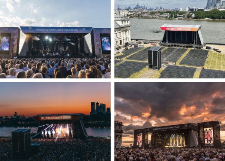 Plano para eventos musicais de Greenwich no Old Naval College apresentado