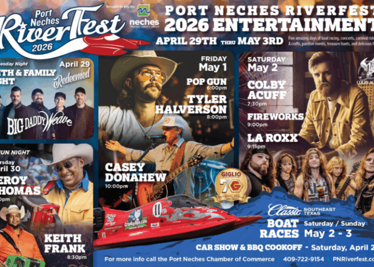 Port Neches RiverFest 2026: Guia completo de eventos, entretenimento e programação