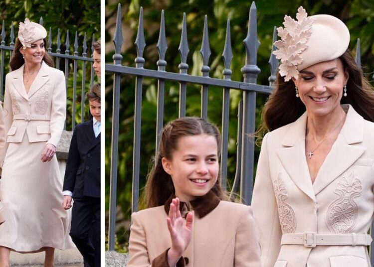 Princesa Kate sorri ao participar do culto de Páscoa | Real | Notícias