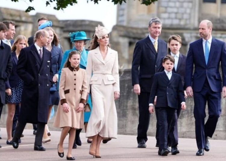 Royal family put on united front as King Charles leads Easter Service