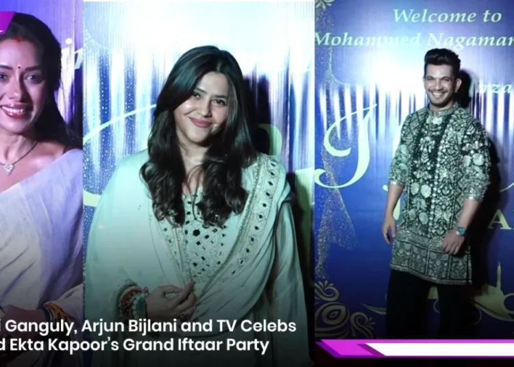Rupali Ganguly, Arjun Bijlani e celebridades da TV participam da grande festa Iftaar de Ekta Kapoor