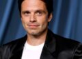 Sebastian Stan Bald no pôster do filme Fjord