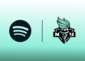 Spotify e New York Liberty da WNBA unem basquete e música com nova parceria - Spotify