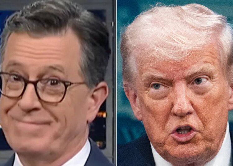 Stephen Colbert transforma a ameaça absolutamente 'arrepiante' de Trump ao Irã em um monstro