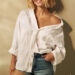 Sydney Sweeney mergulha na moda de verão e em sua campanha American Eagle do segundo ano (exclusivo)