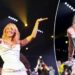 Sydney Sweeney usa espartilho atraente enquanto canta músicas com amigos famosos no Stagecoach