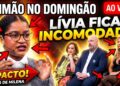 Climão no Domingão? Reações de Lívia Andrade a Tia Milena viralizam após piada sobre Rio!
