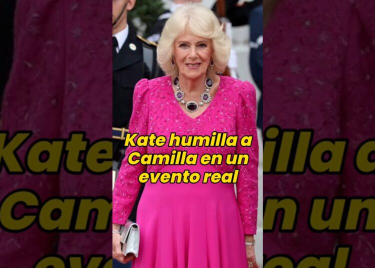 Kate humilla a Camilla en un evento real #realeza #princesaskatemiddleton #reinacamilla