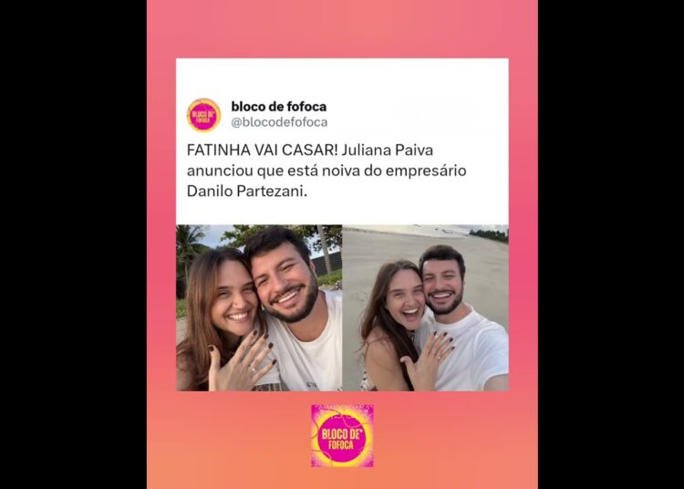 #julianapaiva anunciou que está noiva do empresário Danilo Partezani. #fofocas #fofoca
