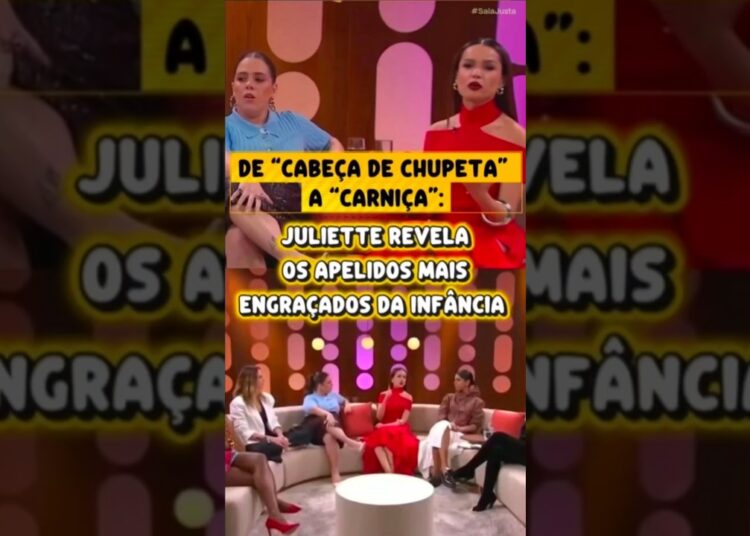 JULIETTE REVELA APELIDOS DA INFÂNCIA E ARRANCA RISADAS EM PODCAST