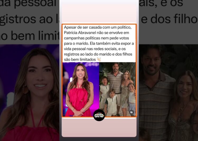 DISCRETA! Mesmo sendo casada com um político, Patrícia Abravanel #fofocas #noticias