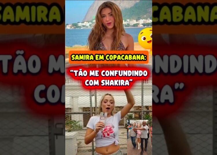 EX-BBB SAMIRA SURGE DESLUMBRANTE EM COPACABANA E DIZ QUE ESTÃO CONFUNDINDO ELA COM SHAKIRA