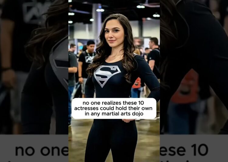 no one realizes these 10actresses could hold their ownin any martial arts dojo