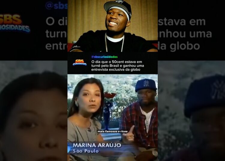 VOCÊ LEMBRA quando o 50 Cent deu essa ENTREVISTA HISTÓRICA? 🎤👊🏻 #hiphop #rapper #rap #50cent #shorts