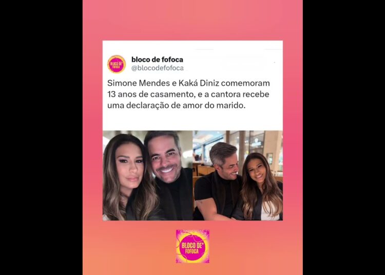 #simonemendes  recebeu uma declaração de amor do marido #kakadiniz. #fofoca #fofocas