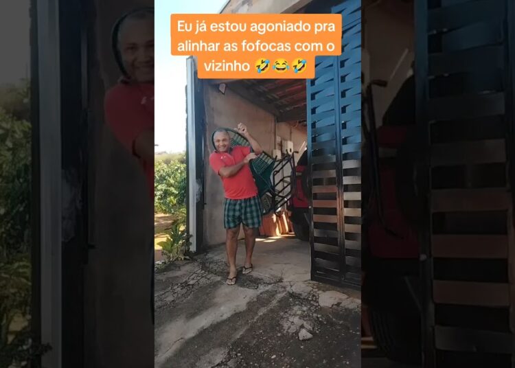 Eu já estou agoniado pra alinhar as fofocas com o vizinho 🤣🤣🤣🤣
