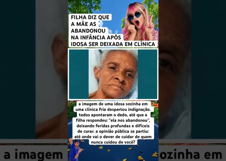FILHAS ESCOLHEM ABANDONAR SUA MÃE EM ASILO COMO PUNIÇÃO #noticias #feedshorts #fofoca