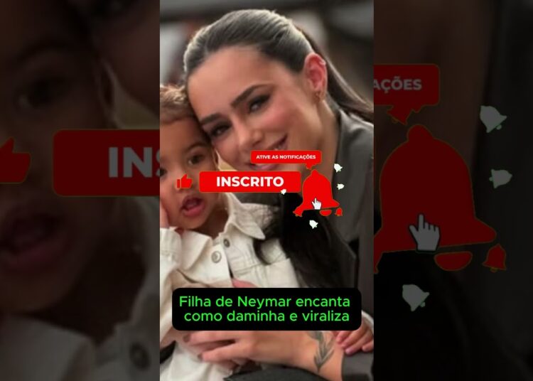 Filha de Neymar encanta como daminha e viraliza