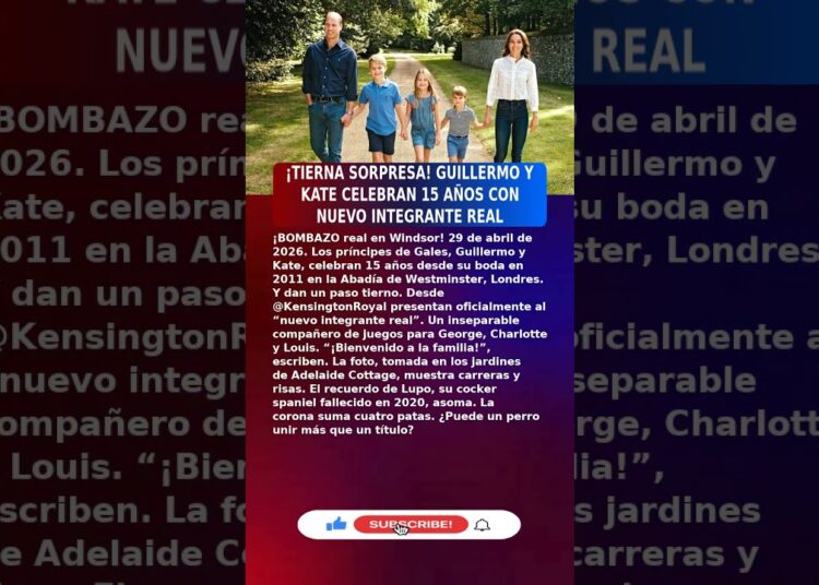 💥Kate Middleton (44) PRESENTA NUEVA MASCOTA REAL (2026) #UltimaHora #España