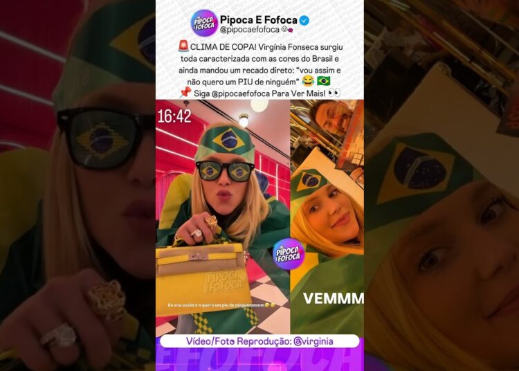 Virginia Fonseca Entra No Clima Da Seleção E Faz Brincadeira Sincera 🇧🇷😳 #virginia