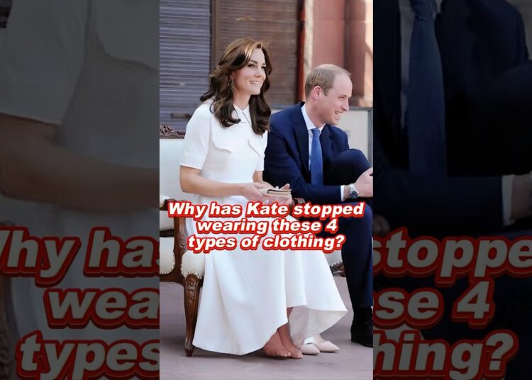 Why has Kate stopped wearing these 4 types of clothing? #katemiddleton#royal #fyp