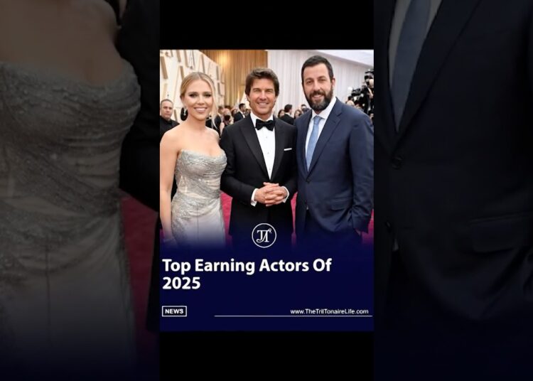 The Richest Actors in the World Right Now: Top Highest-Paid Actors in 2025-2026 So Far #adamsandler