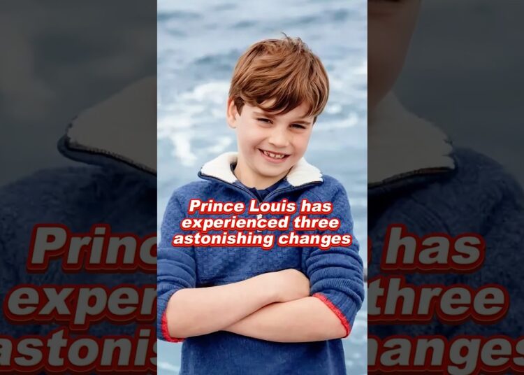 Prince Louis has experienced three astonishing changes #princelouis #royal #fyp